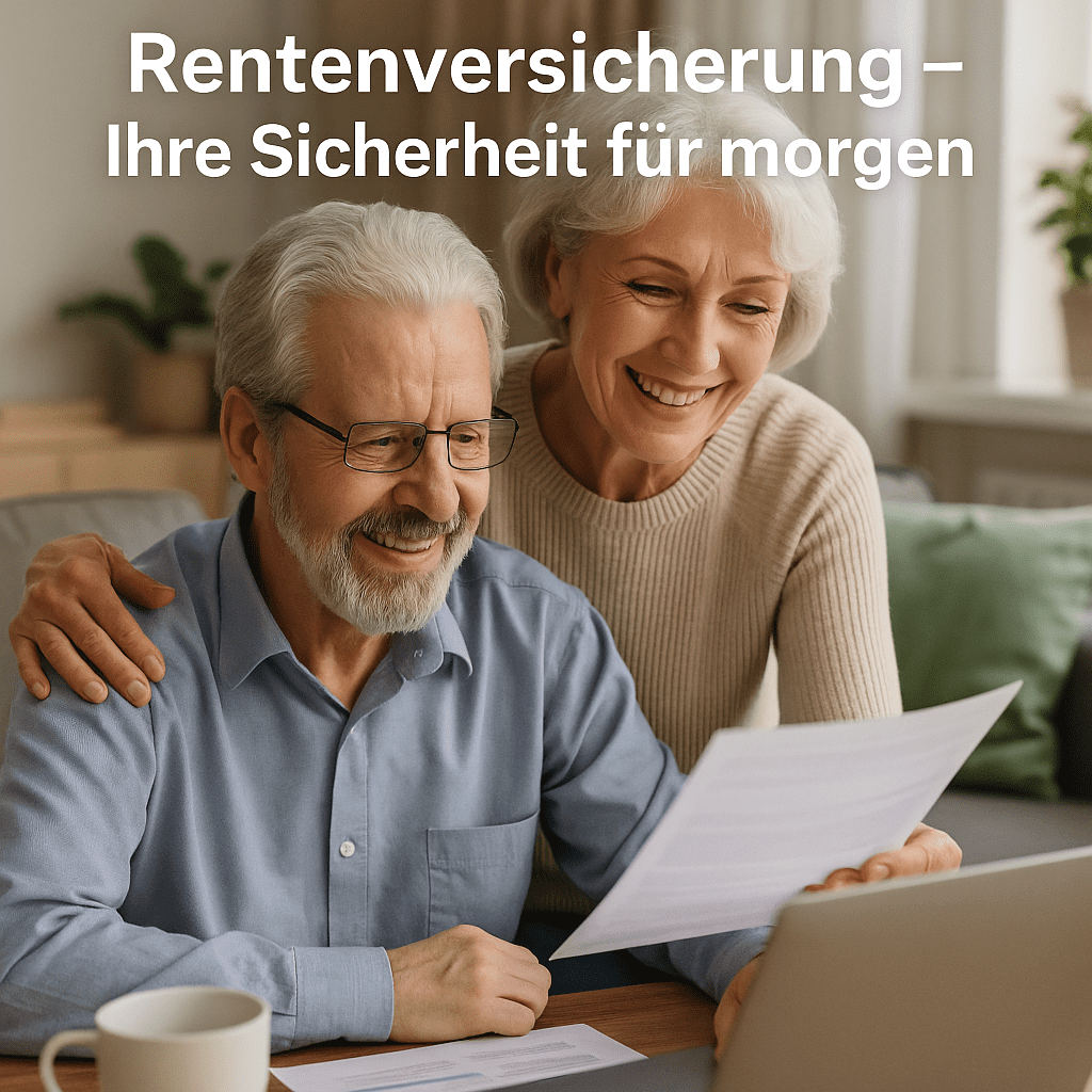 Rentenversicherung Seniorenpaar spaziert Hand in Hand durch den Park – dargestellt als Symbol für finanzielle Unabhängigkeit im Alter