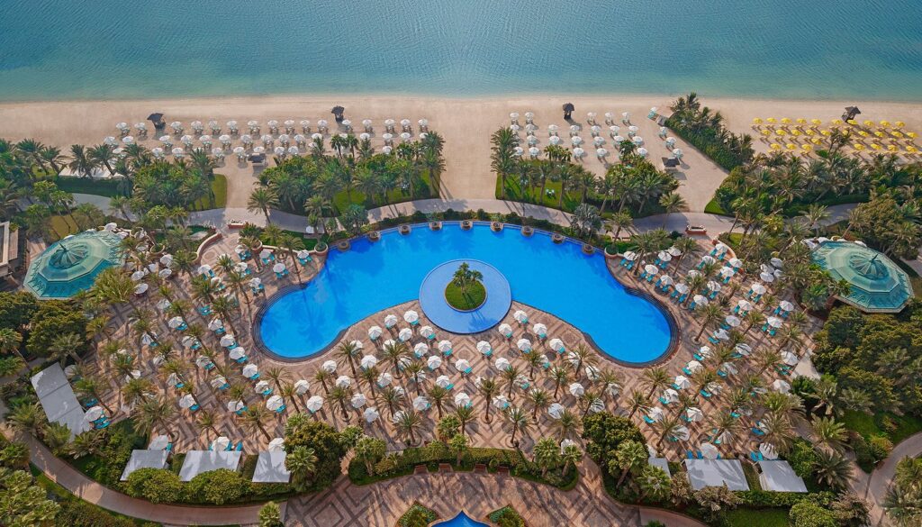 Aquaventure Wasserpark im Atlantis The Palm mit Rutschen und Pools