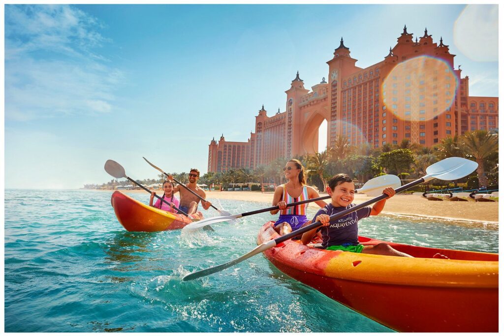 Luxuriöses Zimmer im Atlantis The Palm mit Meerblick